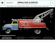 Tablet Screenshot of jornaldosclassicos.com